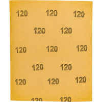 Шлифлист водостойкий на бумажной основе №10 (10 шт; 230х280 мм; Р120) SANTOOL 060212-012