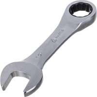 Набор комбинированных трещоточных укороченных ключей 10-19мм, 7шт МАСТАК 0215-07H