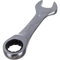 Набор комбинированных трещоточных укороченных ключей 10-19мм, 7шт МАСТАК 0215-07H