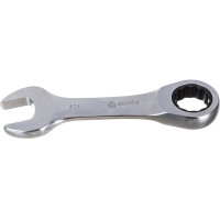 Набор комбинированных трещоточных укороченных ключей 10-19мм, 7шт МАСТАК 0215-07H