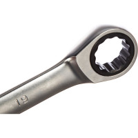 Трещоточный комбинированный ключ 19мм KING TONY 373119M