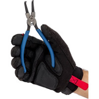 Съемник для стопорных колец KING TONY 180 мм загнутые, сжатие 68HB-07