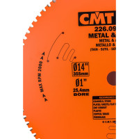 Диск пильный по металлу (355x25.4x2.2/1.8 мм; Z90; 8FWF) CMT 226.090.14