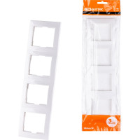 Четырехпостовая вертикальная белая рамка TDM ELECTRIC Таймыр SQ1814-0029