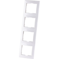 Четырехпостовая вертикальная белая рамка TDM ELECTRIC Таймыр SQ1814-0029