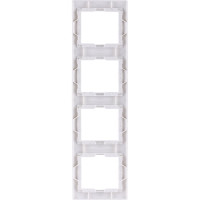 Четырехпостовая вертикальная белая рамка TDM ELECTRIC Таймыр SQ1814-0029