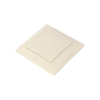 Одноклавишный выключатель TDM ELECTRIC 10А слоновая кость Лама SQ1815-0101