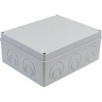 Распаечная коробка с крышкой ОП 240х195х90мм, IP44, кабельные вводы d28-3 шт, d37-2 шт TDM ELECTRIC SQ1401-1271