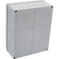 Распаечная коробка с крышкой ОП 240х195х90мм, IP44, кабельные вводы d28-3 шт, d37-2 шт TDM ELECTRIC SQ1401-1271