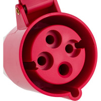 Переносная розетка 224 3Р+РЕ 32А 380В IP44 TDM ELECTRIC SQ0603-0013