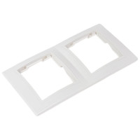 Двухпостовая вертикальная рамка, белая TDM ELECTRIC Таймыр SQ1814-0025