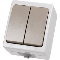 Выключатель TDM ELECTRIC 2-кл. открытой установки IP54 10А "Вуокса" SQ1803-0002