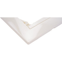 Двухпостовая горизонтальная рамка, слоновая кость TDM ELECTRIC Лама SQ1815-0130