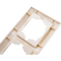 Двухпостовая горизонтальная рамка, слоновая кость TDM ELECTRIC Лама SQ1815-0130