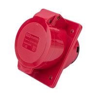 Стационарная розетка для скрытой установки 425 3Р+РЕ+N 32А 380В IP44 TDM ELECTRIC SQ0604-0016