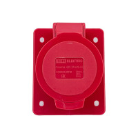 Стационарная розетка для скрытой установки 425 3Р+РЕ+N 32А 380В IP44 TDM ELECTRIC SQ0604-0016