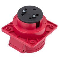 Стационарная розетка для скрытой установки 425 3Р+РЕ+N 32А 380В IP44 TDM ELECTRIC SQ0604-0016