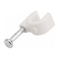 Круглая пластиковая скоба 6мм, 50шт TDM ELECTRIC SQ0514-0013