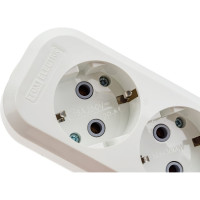 Розеточная колодка TDM ELECTRIC 2 гнезда 16А белая SQ1806-0015