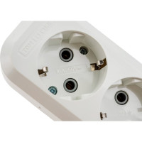 Розеточная колодка TDM ELECTRIC 4 гнезда 16А белая SQ1806-0014