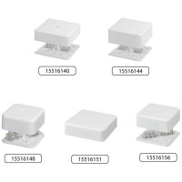 Коробка распределительная TDM ELECTRIC 75х75х20 ОП с клеммной колодкой белая IP40 упаковка 10 штук SQ1401-0204