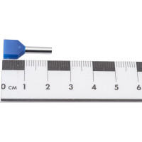 Штыревой втулочный изолированный наконечник TDM ELECTRIC двойной НШвИ 2 2,5х12 100 шт SQ0521-0009