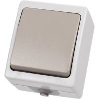Проходной выключатель TDM ELECTRIC Вуокса ОП одноклавишный IP54 SQ1803-0003