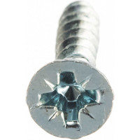 Саморез по дереву КРЕП-КОМП белый цинк POZY 3,5х20 1500 шт бд3520ф