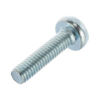 Винт КРЕП-КОМП полуцилиндрическая головка цинк DIN7985 8х25 100шт вц825ф