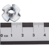 Крыльчатая врезная гайка КРЕП-КОМП DIN1624 м6х9 400шт гкв6ф