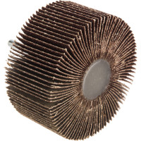 Круг лепестковый с оправкой (80х40 мм; P 80) ПРАКТИКА 649-110