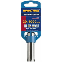 Бур КВАДРО по бетону (20х1000 мм; SDS-MAX) ПРАКТИКА 647-901