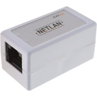 Кабельный соединитель RJ45-RJ45 (8P8C), Кат.5e Класс D, 100МГц, неэкранированный, белый, 10шт NETLAN EC-UCB-55-UD2-WT-10