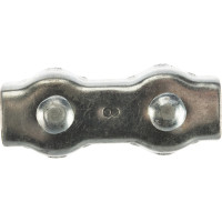 Канатный двойной зажим КРЕП-КОМП Duplex 8мм 15шт зд8ф