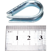 Коуш для стальных канатов КРЕП-КОМП DIN 6899 м4 200шт кск4ф