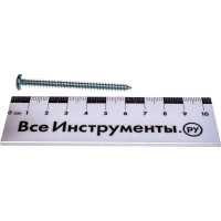 Шуруп с полукруглой головкой КРЕП-КОМП DIN7981 4,8х60 180шт шп4860ф