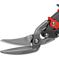 Ножницы по металлу GROSS PIRANHA 270 мм, прямой и левый проходной рез, сталь - СrMo, двухкомп. рук-ки 78331