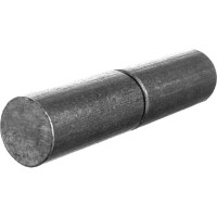 Галтованная петля для металлических дверей СИБИН цилиндрической формы с впрессованным шариком 28x120мм 37617-120-28