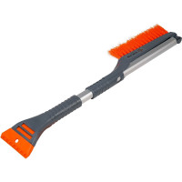 Щетка от снега и льда Airline с плоской телескоп.рукояткой и мягкой щетиной + скребок (60-88 см) AB-R-10