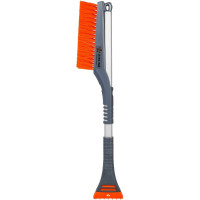 Щетка от снега и льда Airline с плоской телескоп.рукояткой и мягкой щетиной + скребок (60-88 см) AB-R-10