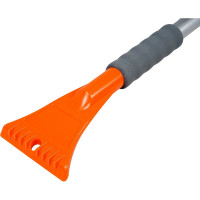 Щетка от снега + скребок Airline мягкая щетина, поворотная голова, телескоп.рукоятка 86-123см AB-R-06