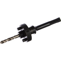 Державка PROFESSIONAL с пружинным фиксатором для коронок 32-200 мм быстросъёмная SDS-plus STAYER 29552