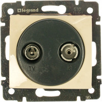 Розетка Legrand TV-FM Legrand Valena "звезда" слоновая кость 774332
