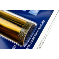 Коронка алмазная по керамограниту (30 мм) ПРАКТИКА 035-080