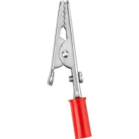 Зажим крокодил TDM ELECTRIC ЗК 15А 53мм красный 10шт SQ0541-0007