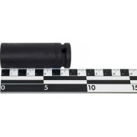 Торцевая ударная глубокая головка KING TONY шестигранная 1/2 21 мм 443521M