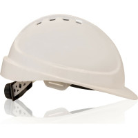 Защитная каска ЕЛАНПЛАСТ Форвард белая, из ABS-PC К-05 (КАС105.1)