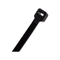 Кабельные стяжки FORTISFLEX КСС NORD 4х370, черные, 100 шт. 82889