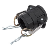 Камлок TITAN LOCK 1in типа D розетка, внутр. резьба BSP (полипроп.) TL100DPP