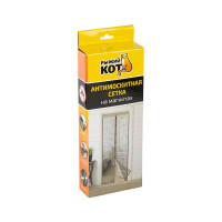 Антимоскитная сетка на магнитах Рыжий кот Капутомоскито 100х210 см, дизайн Цветочный узор 103711